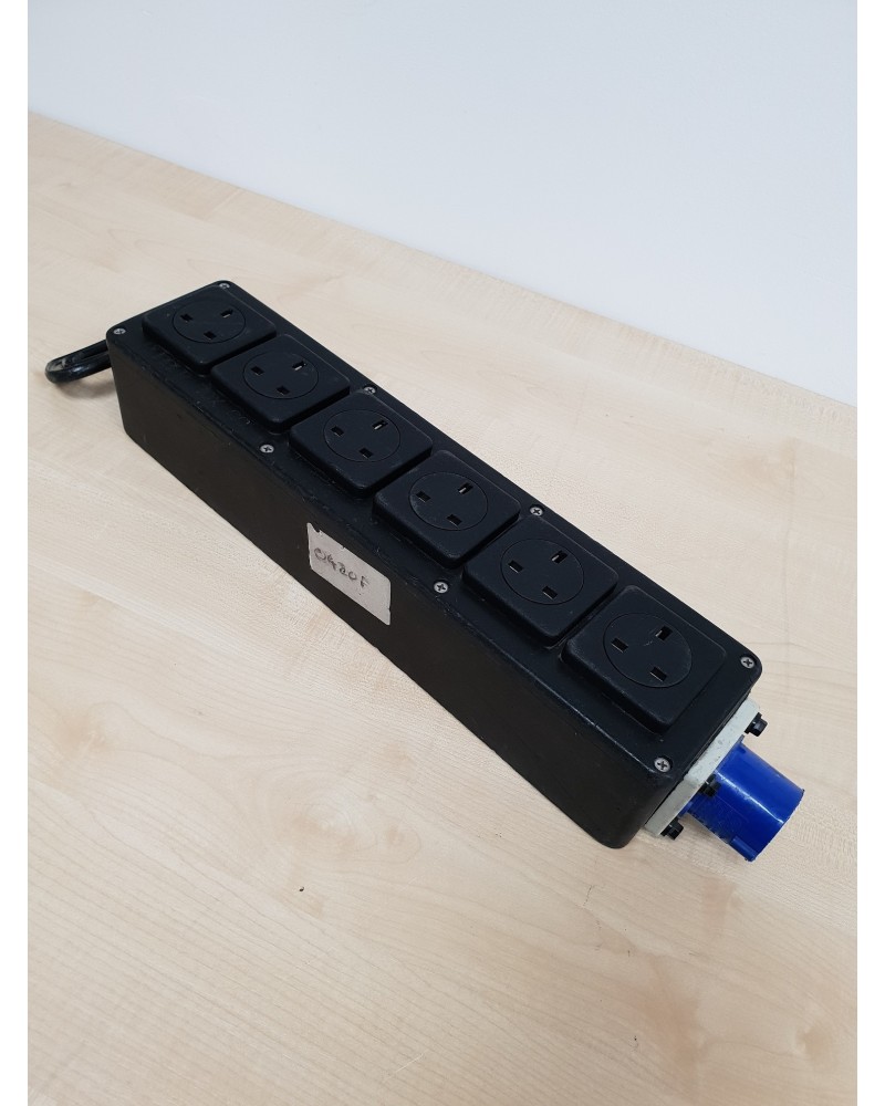 Hire or rent 16a Splitter Box - Outputs 6 x 13a