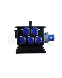 Hire or rent 63 Single Power Rubber Box Distro - Outputs 2 x