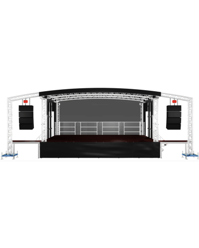 8m x 6m Mobile Outdoor Trailer Stage