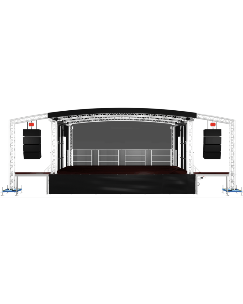 8m x 6m Mobile Outdoor Trailer Stage