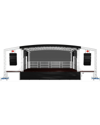 8m x 6m Mobile Outdoor Trailer Stage