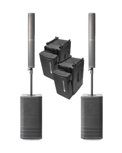 dB Technologies ES 1002 1800W Active Array Speaker Sound System inc Cover