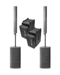 dB Technologies ES 1002 1800W Active Array Speaker Sound System inc Cover