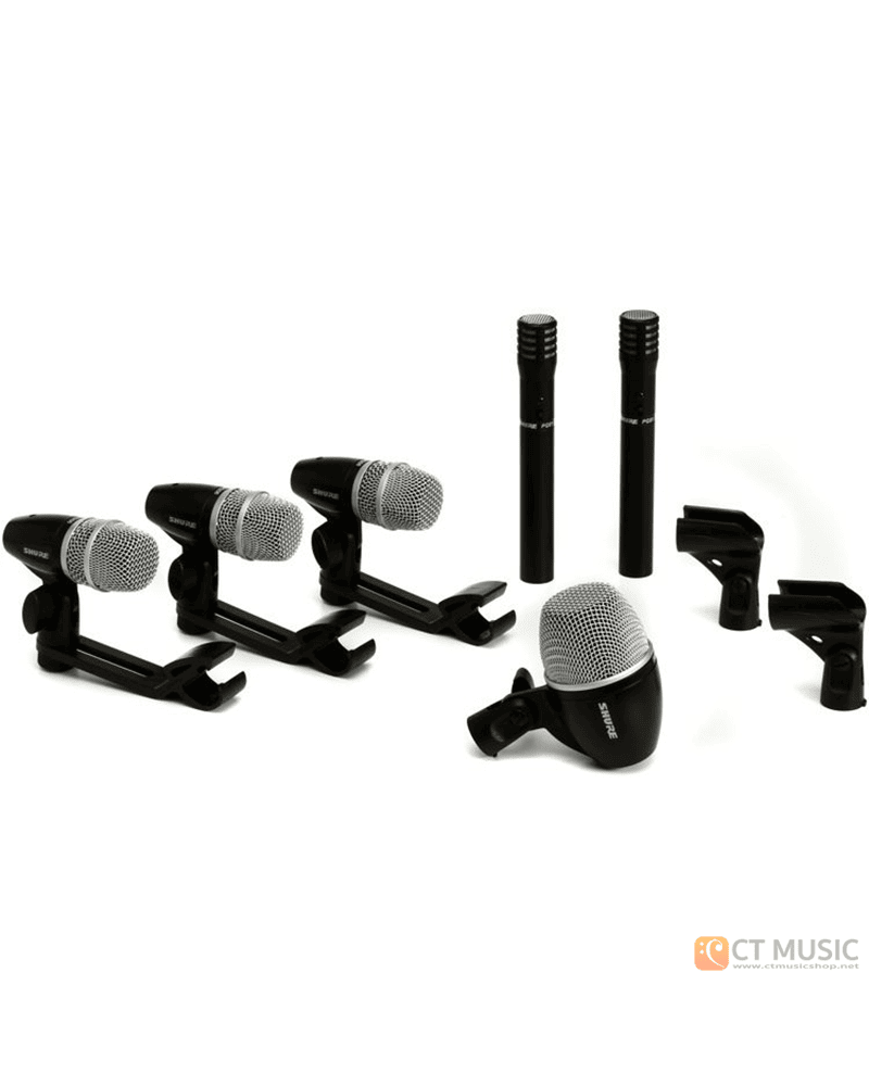 Shure PGDMK6 -  6 Piece Drum Microphone Package Hire