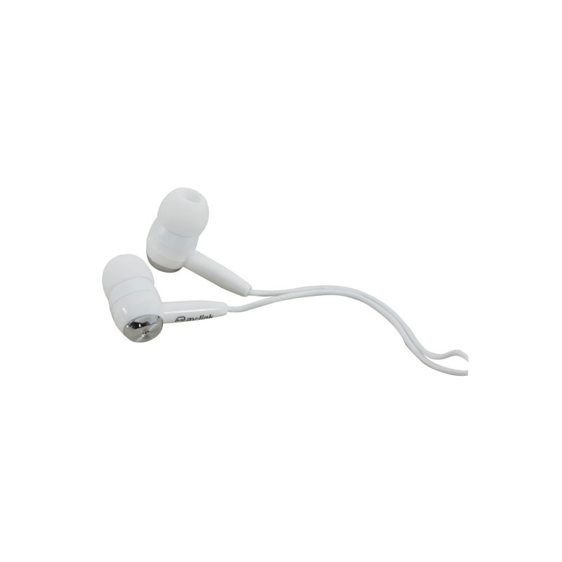 SILVER / WHITE IN EAR EARPHONES IPOD IPAD LAPTOP PHONE - FREE