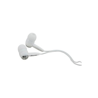 SILVER / WHITE IN EAR EARPHONES IPOD IPAD LAPTOP PHONE - FREE