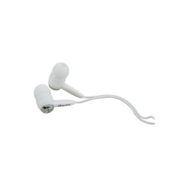 SILVER / WHITE IN EAR EARPHONES IPOD IPAD LAPTOP PHONE - FREE
