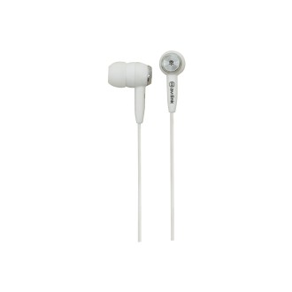SILVER / WHITE IN EAR EARPHONES IPOD IPAD LAPTOP PHONE - FREE