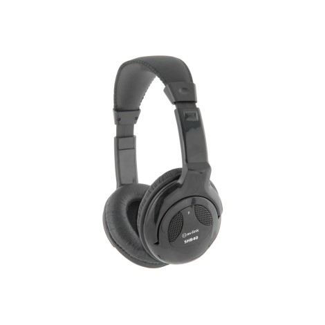 AV Link SHB40 Black Stereo Hi-Fi Headphones