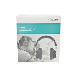 AV Link MSH40, Mono/stereo headphones with volume control