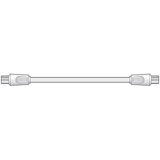 AV Link Coaxial Plug to Plug Leads