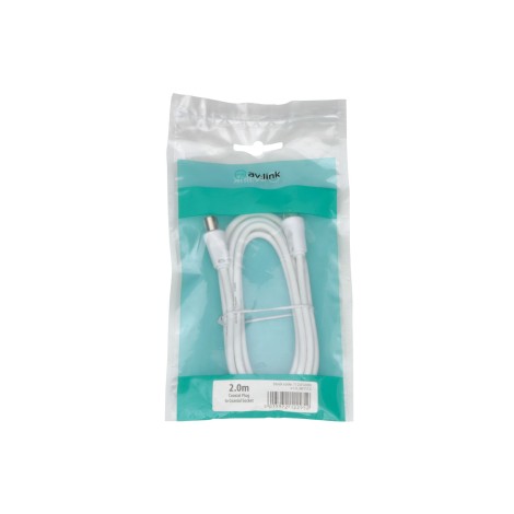 AV Link Coaxial Plug to Socket Leads