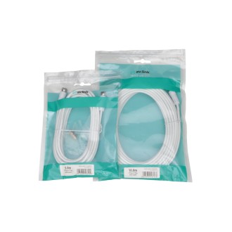 AV Link Coaxial F-type Plug to Plug Lead Kit