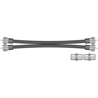 AV Link Twin RG6 Satellite Extension Kit