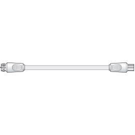 AV Link Coaxial F-type Plug to Coax Plug Leads