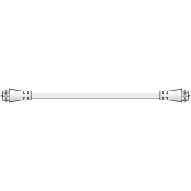 AV Link Coaxial F-type Plug to Plug Leads