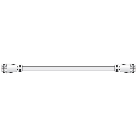 AV Link Coaxial F-type Plug to Plug Leads
