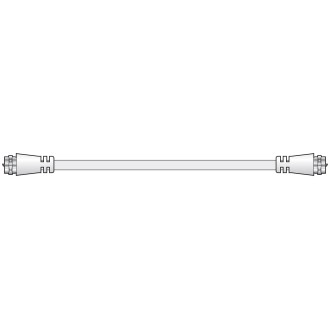 AV Link Coaxial F-type Plug to Plug Leads