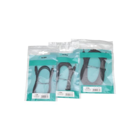 AV Link 3.5mm Stereo Plug to 3.5mm Stereo Plug Leads