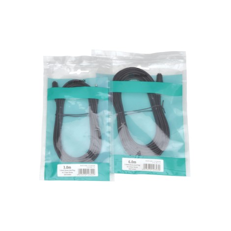 AV Link 3.5mm Stereo Plug to 3.5mm Stereo Socket Leads