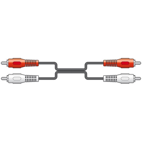 AV Link 2 x RCA Plugs to 2 x RCA Plugs Leads