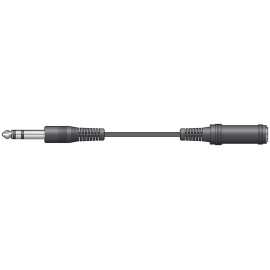 AV Link 6.3mm Stereo Plug to 6.3mm Stereo Socket Leads