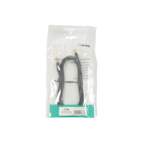 AV Link Precision 3.5mm Stereo Plug to 3.5mm Stereo Plug Leads
