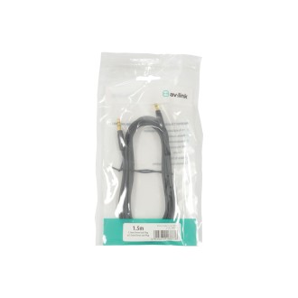 AV Link Precision 3.5mm Stereo Plug to 3.5mm Stereo Plug Leads