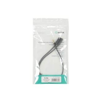 AV Link Precision Splitter Lead - 3.5mm Stereo Jack Plug to 2 x