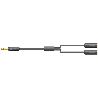 AV Link Precision Splitter Lead - 3.5mm Stereo Jack Plug to 2 x