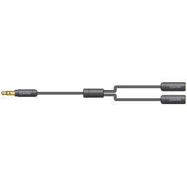 AV Link Precision Splitter Lead - 3.5mm Stereo Jack Plug to 2 x