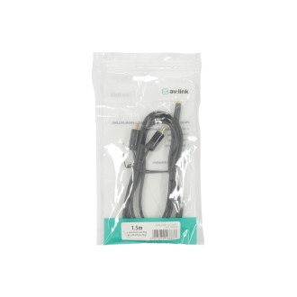 AV Link Precision 3.5mm Stereo Jack Plug to 2 x RCA Plugs Lead