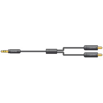 AV Link Precision 3.5mm Stereo Jack Plug to 2 x RCA Plugs Lead