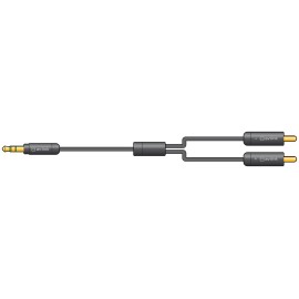AV Link Precision 3.5mm Stereo Jack Plug to 2 x RCA Plugs Lead