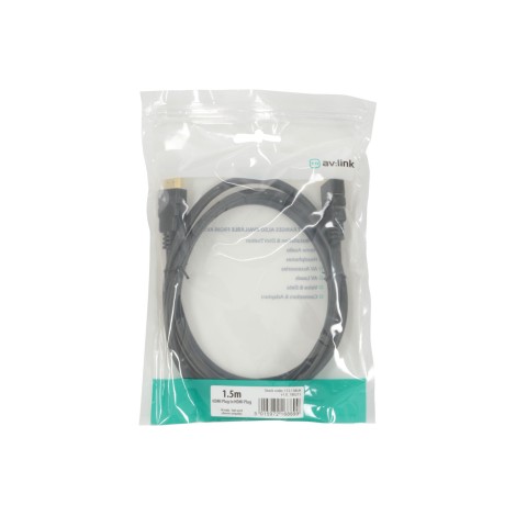 AV Link High Quality 4K Ready HDMI Leads - Plug to Plug