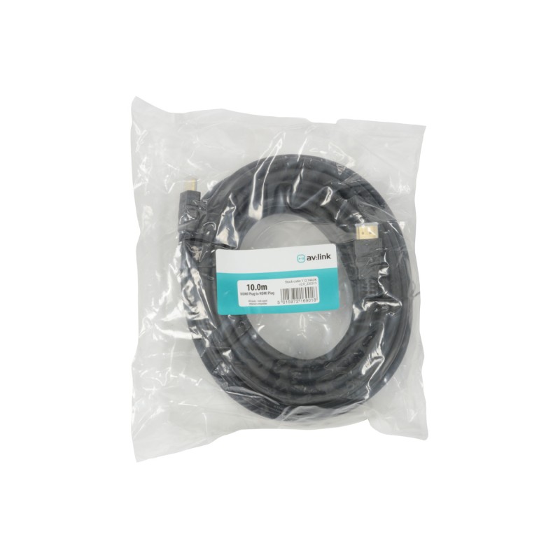 AV Link High Quality 4K Ready HDMI Leads - Plug to Plug