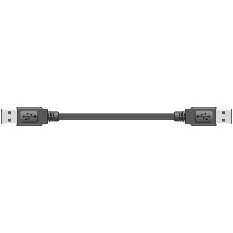 AV Link USB 2.0 Type A Plug to Type A Plug Leads