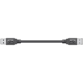 AV Link USB 2.0 Type A Plug to Type A Socket Leads