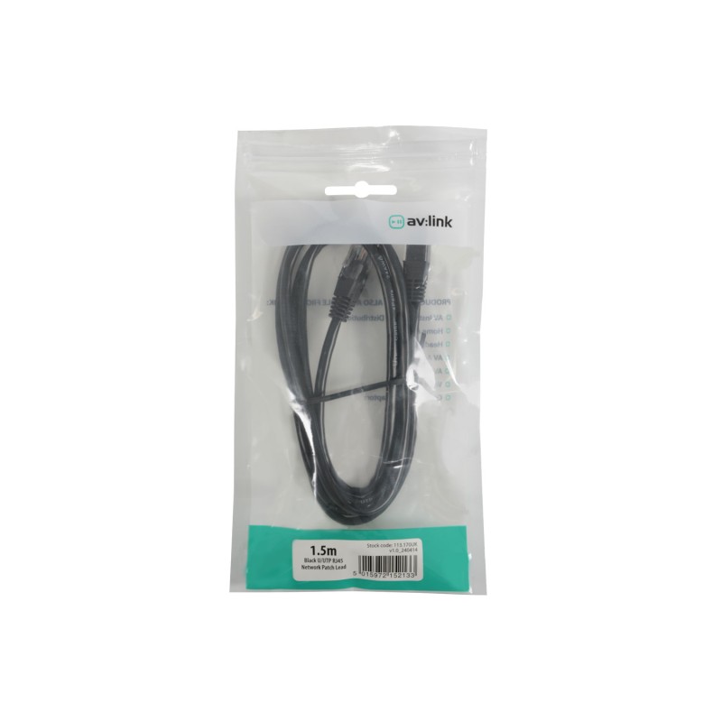 AV Link Economy U/UTP RJ45 Network Patch Leads