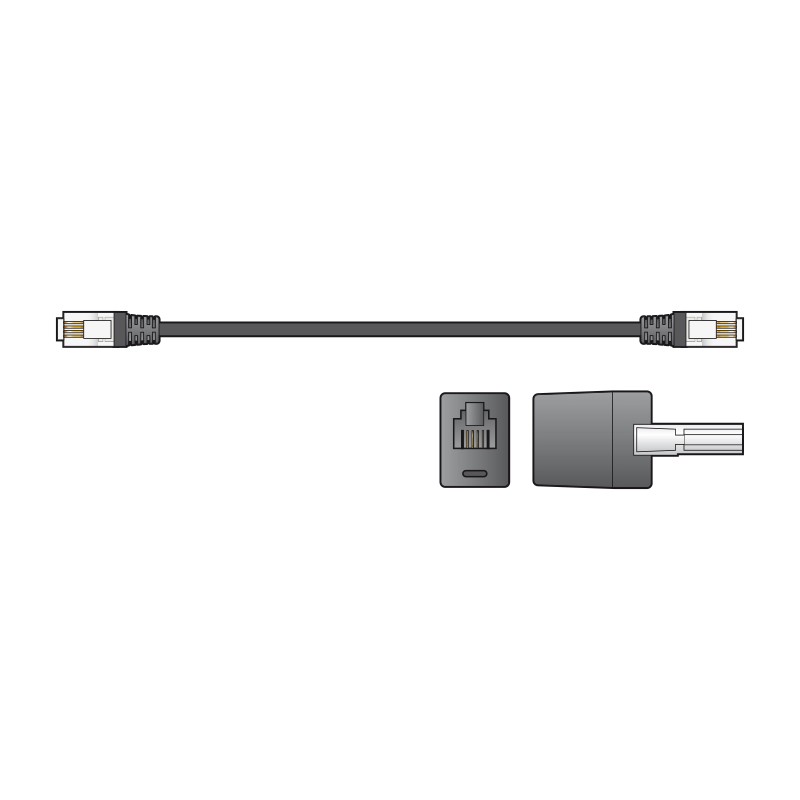 AV Link High Quality RJ11 Plug to Plug Modem Leads
