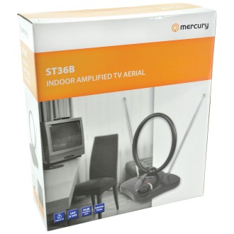 Mercury ST36B Indoor Amplified TV Aerial