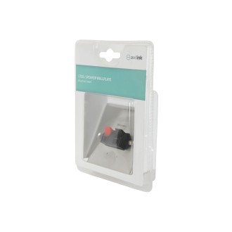 AV Link Steel Speaker Wallplate