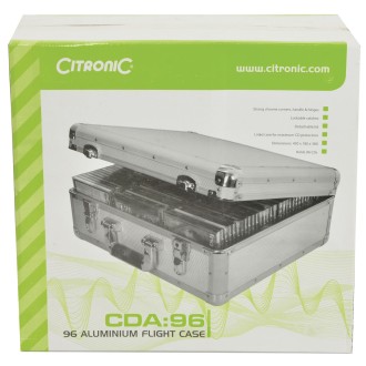 Citronic CDA:96 Aluminium CD Flight Cases