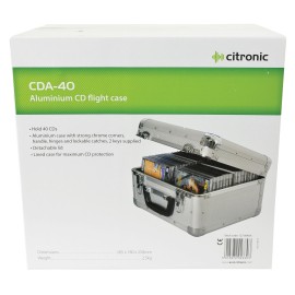 Citronic CDA:40 Aluminium CD Flight Cases