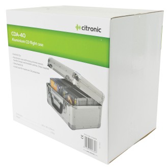 Citronic CDA:40 Aluminium CD Flight Cases