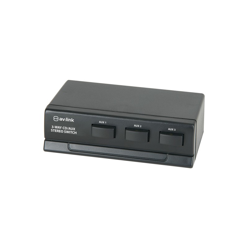 AV Link AD-AUD31 3 Way Cd/Aux Stereo Switch
