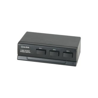 AV Link AD-AUD31 3 Way Cd/Aux Stereo Switch