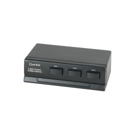 AV Link AD-AUD31 3 Way Cd/Aux Stereo Switch
