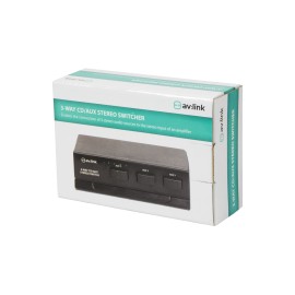 AV Link AD-AUD31 3 Way Cd/Aux Stereo Switch