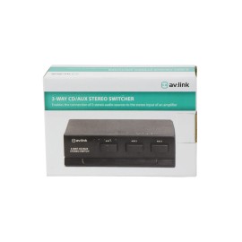 AV Link AD-AUD31 3 Way Cd/Aux Stereo Switch